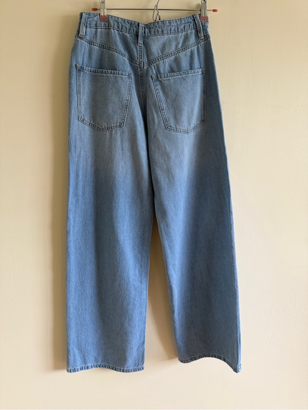 Light Blue Straight-Leg Jeans - Drawstring Waist 15’’ - Picture 6 of 8